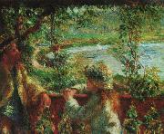 Pierre Renoir Near the Lake Spain oil painting reproduction